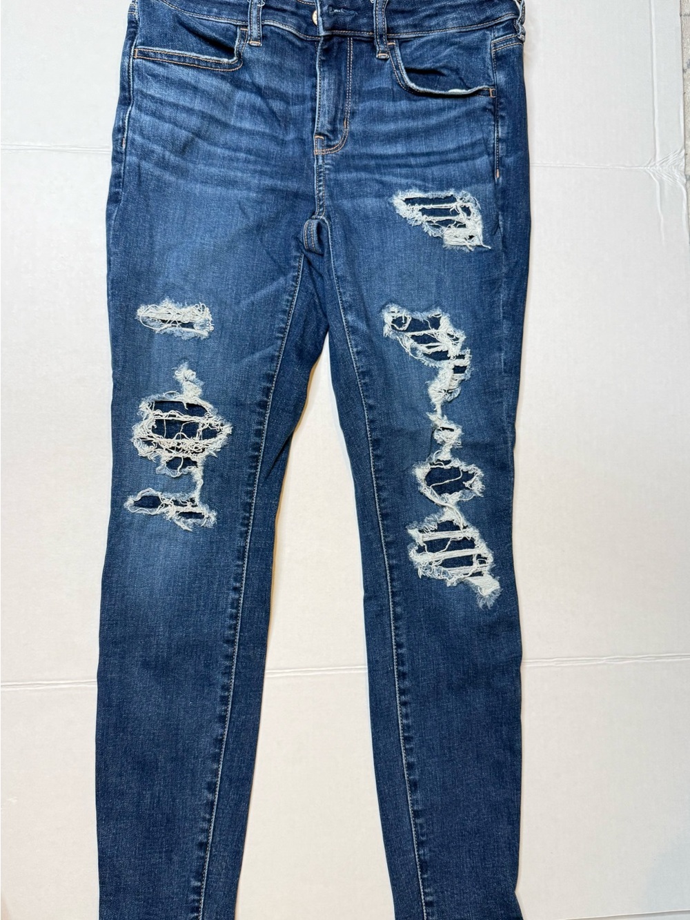American Eagle AE Level Patched Low-Rise Jegging Jeans Womens 4 Short
